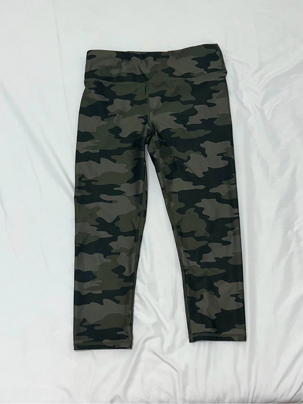 Kyodan Khaki Camo Leggings Women’s Size Small Athletic Yoga Gym Activewear Army